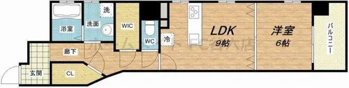 ブランフォート【6階】の間取り