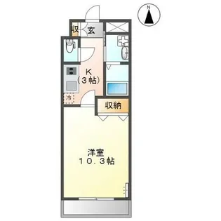 愛知県名古屋市天白区荒池2丁目【アパート】の間取り