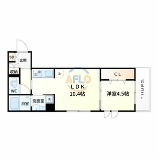 シャルムC【2階】の間取り