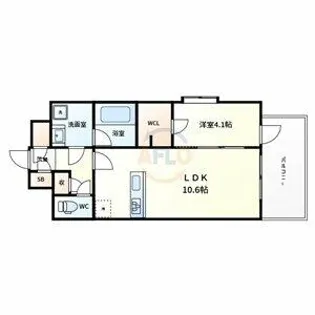 LA GRACE 千林大宮【6階】の間取り