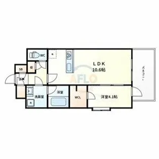 LA GRACE SENBAYASHI【3階】の間取り