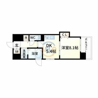 alivio【2階】の間取り