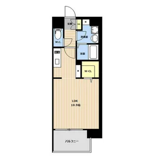 LIBTH東比恵【0703号室】の間取り