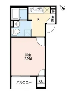 ディアマン東尻池【3階】の間取り