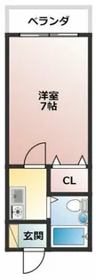 ウィル久保【103号室】の間取り