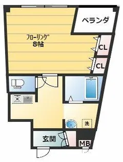 花りんご【303号室】の間取り