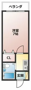 ウィル久保【207号室】の間取り