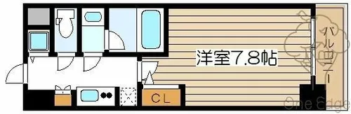 アーデン西天満【4階】の間取り