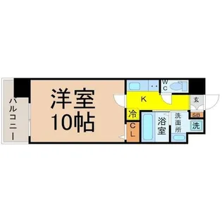 NEO JAPANESQUE出来町【9階】の間取り