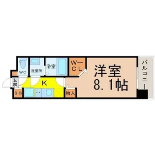 パルティール千種アネックス【14階】の間取り