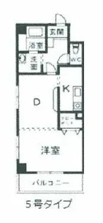 グレースガーデン【205号室】の間取り