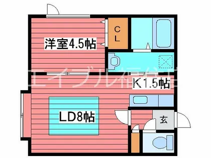 アークコート西岡Ⅲ【2階】の間取り