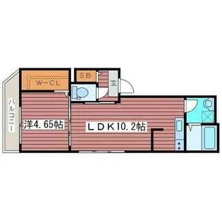 Alegria月寒(アレグリア月寒)【4階】の間取り