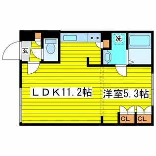 M-STAGE北9条【3階】の間取り