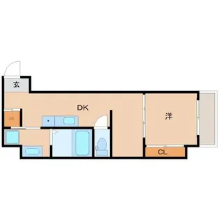 サンマリノ尼崎【9階】の間取り