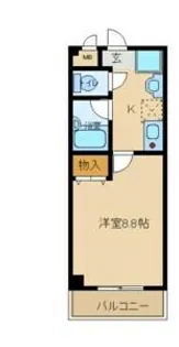 ロジュマン東武庫川【1階】の間取り