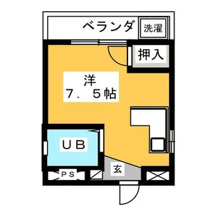 グリーンハウス【3階】の間取り
