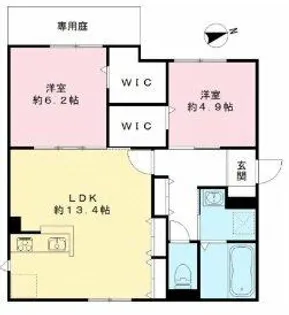 大阪府堺市西区浜寺石津町東5丁【アパート】の間取り