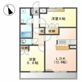サンレジデンス【2階】の間取り