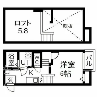 Creo中村公園七番館【1階】の間取り