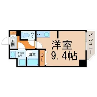シェモア泉【8階】の間取り