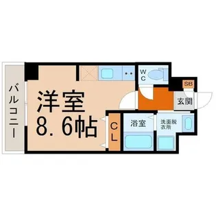 パルティール金山【7階】の間取り