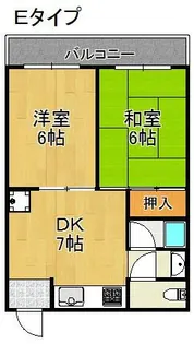 ルミエール穂積【305号室】の間取り