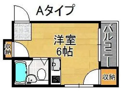 マンションNAKATA【4階】の間取り