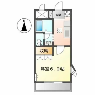 フルハウスA棟【1階】の間取り