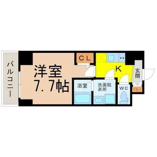 エスリード大須アヴェニュー【12階】の間取り