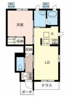 シャーメゾン フルール【1階】の間取り