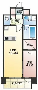 LA GRACE SENBAYASHI【11階】の間取り