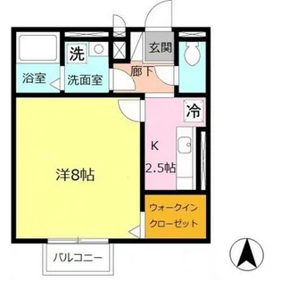 ヴェルデ【2階】の間取り