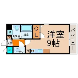 オンディーヌ花の木【1階】の間取り