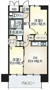 ベリー海老江【12階】の間取り