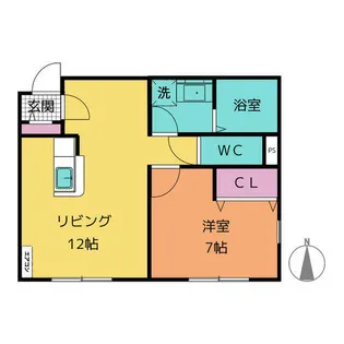 アイム【1階】の間取り