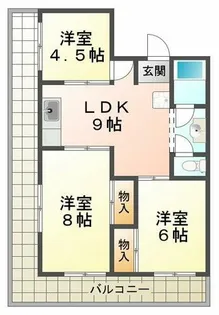 シャトレイユ【5階】の間取り