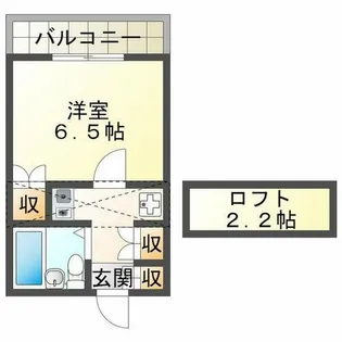 セトウル福田【1階】の間取り