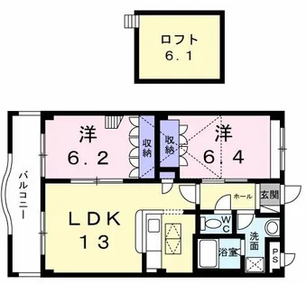 マウントック・レオ【2階】の間取り