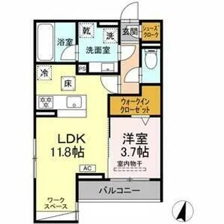 アメニティコート【1階】の間取り