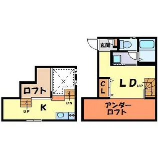 G-CUBE OZONE【1階】の間取り