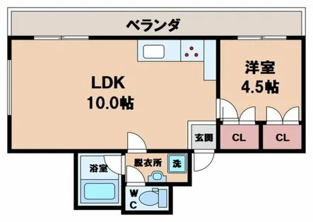 メゾンドール川上【3階】の間取り