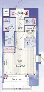 プレサンス名古屋駅前【11階】の間取り