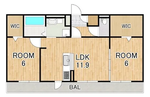 Euphoria【2階】の間取り