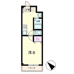 カルムパーチェス【4階】の間取り