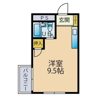 シャンタルⅡ【203号室】の間取り