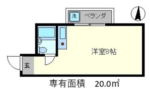 メゾンフジ【5階】の間取り