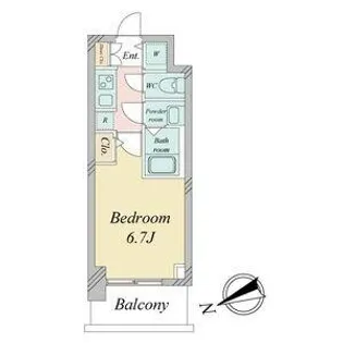 オーキッドレジデンス鶴舞【505号室】の間取り
