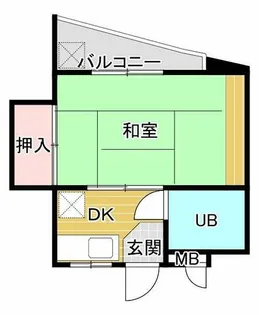 アージオ住吉【202号室】の間取り