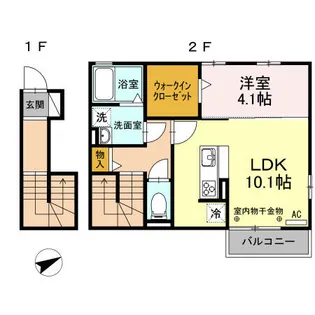 le miel【2階】の間取り